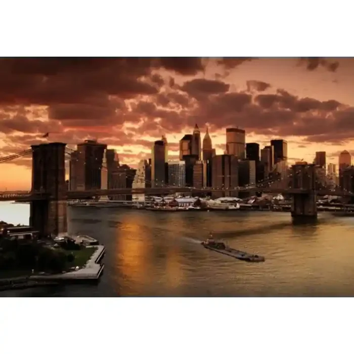 Fotomural New York Puente FCI020, 100cm. x 67cm., Vinilo Autoadhesivo Mate, Todo Color, Original, 0x0x0x0 cm.
