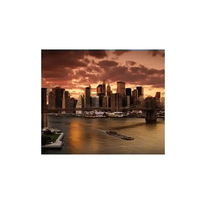 Fotomural New York Puente FCI020, 270cm. x 226cm., Vinilo Autoadhesivo Mate, Todo Color, Original, 40.14x0x13.74×0 cm.