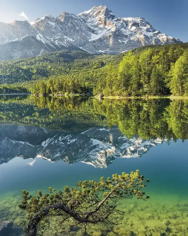 fotomural paisaje alemania verde y azul de Sanders & Sanders – 612485