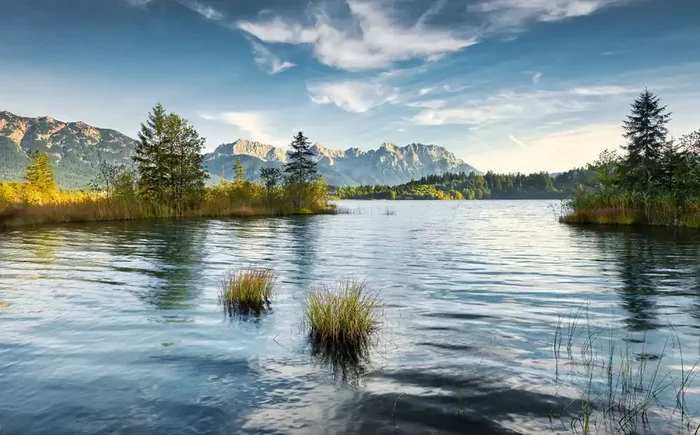 fotomural paisaje azul y verde de Sanders & Sanders – 612605