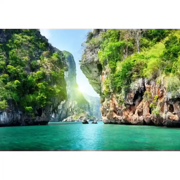 Fotomural Paisaje del Mar FNA012, 165cm. x 95cm., Vinilo Autoadhesivo Mate, Todo Color, Invertir, 0x0x0x0 cm.