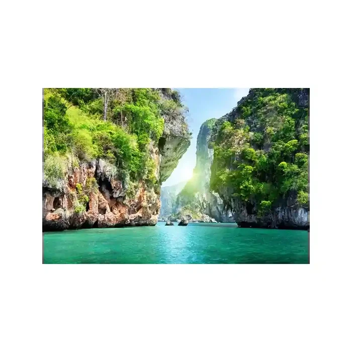 Fotomural Paisaje del Mar FNA012, 400cm. x 266.7cm., Vinilo Autoadhesivo Mate, Todo Color, Original, 0.02x0x0.02×0 cm.