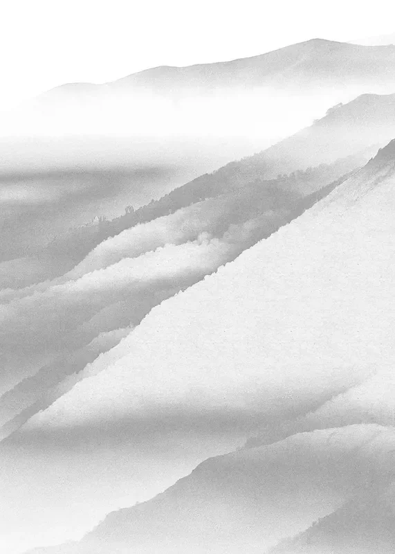 fotomural paisaje gris y blanco de Sanders & Sanders – 612403