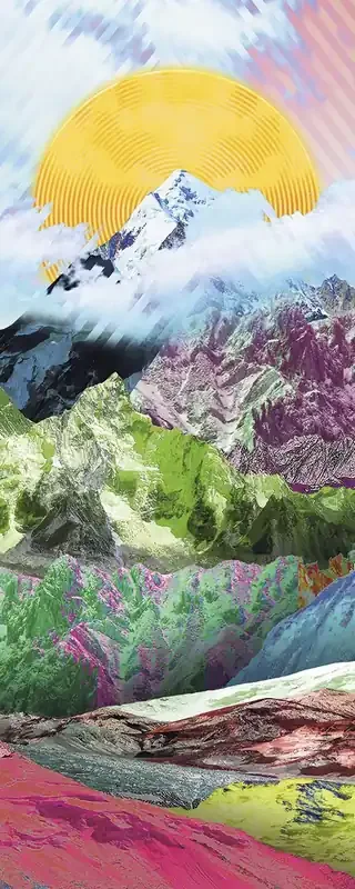 fotomural paisaje multi color de Sanders & Sanders – 611907