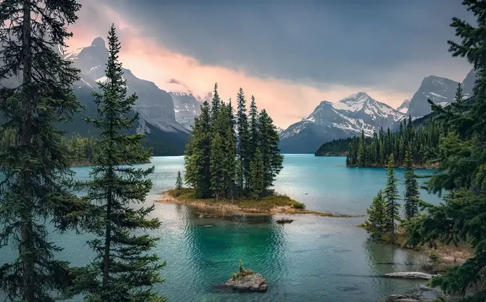fotomural paisaje verde y azul de Sanders & Sanders – 612666