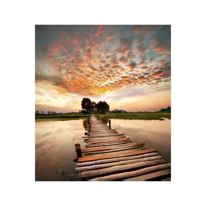 Fotomural Pasarela Lago FPR031, 170cm. x 195cm., Vinilo Autoadhesivo Mate, Todo Color, Original, 10.9x0x10.9×0 cm.