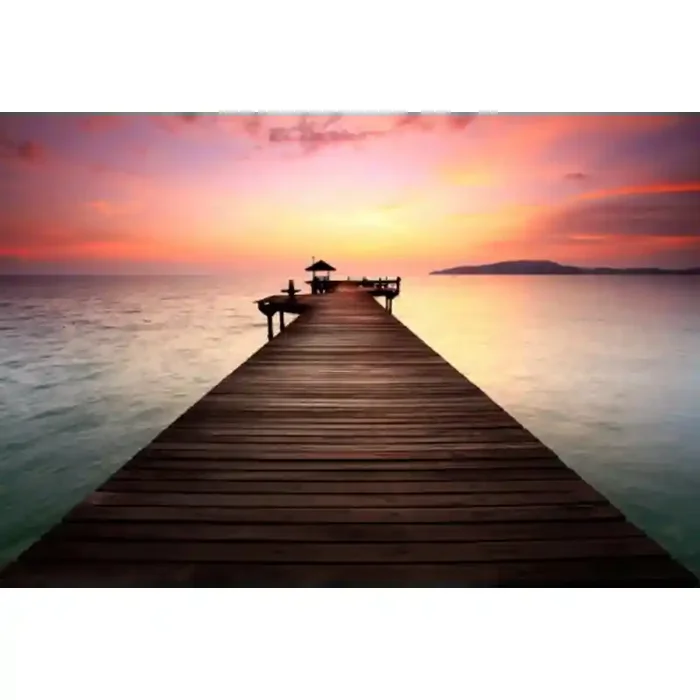 Fotomural Pasarela Mar FPR039, 100cm. x 67cm., Vinilo Autoadhesivo Mate, Todo Color, Original, 0x0x0x0 cm.