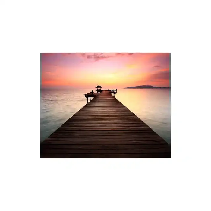 Fotomural Pasarela Mar FPR039, 150cm. x 124cm., Vinilo Autoadhesivo Mate, Todo Color, Original, 14.52x0x14.52×0 cm.