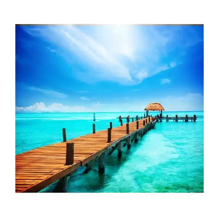 Fotomural Playa FPL003, 100cm. x 89cm., Vinilo Autoadhesivo Mate, Todo Color, Original, 0x0x0x0 cm.