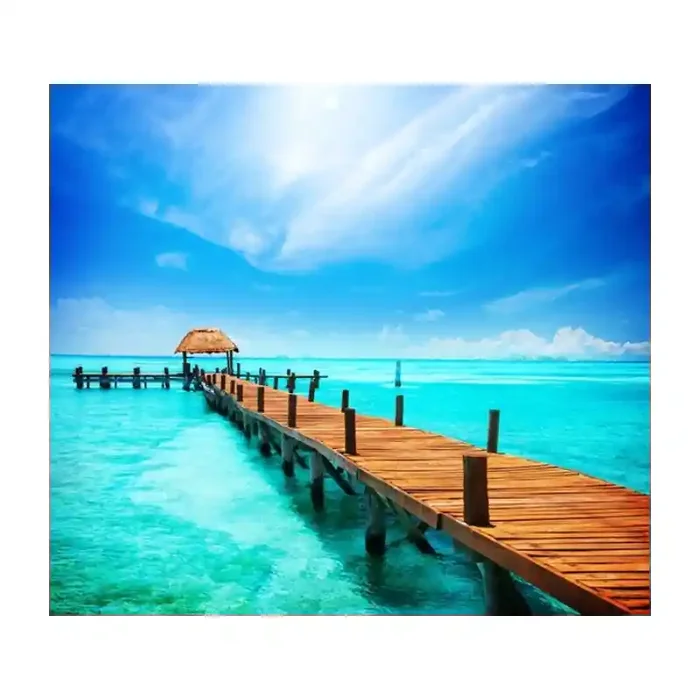 Fotomural Playa FPL003, 125cm. x 200cm., Vinilo Autoadhesivo Mate, Todo Color, Invertir, 0x0x0x0 cm.