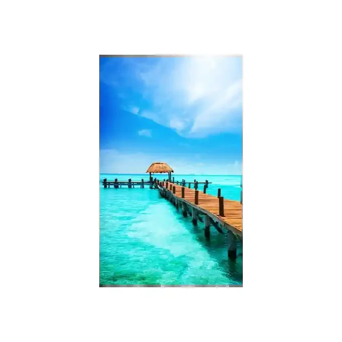 Fotomural Playa FPL003, 125cm. x 200cm., Vinilo Autoadhesivo Mate, Todo Color, Invertir, 3.43x0x52.43×0 cm.