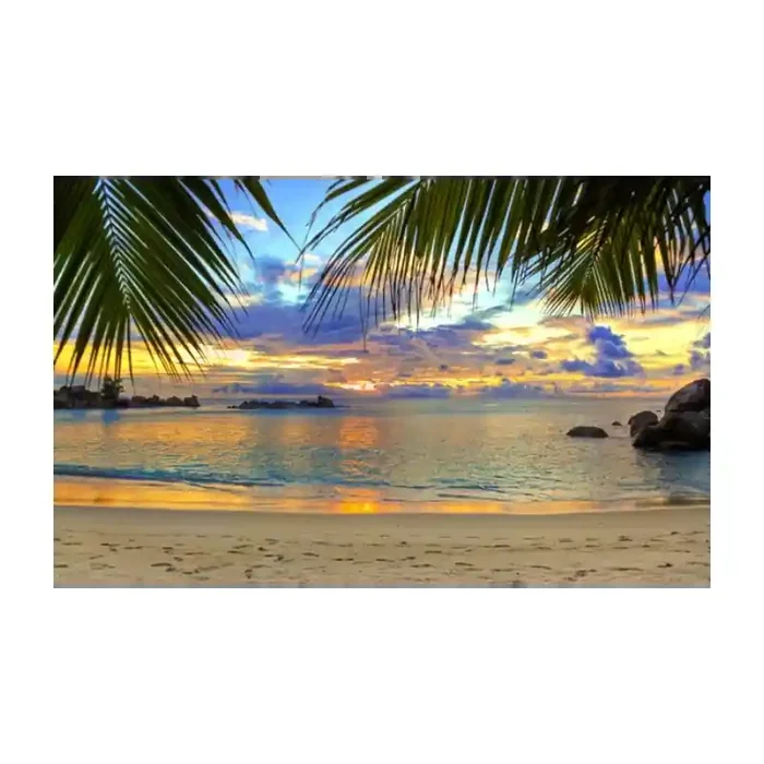 Fotomural Playa FPL005, 180cm. x 110.7cm., Vinilo Autoadhesivo Mate, Todo Color, Original, 0x0x0x0 cm.
