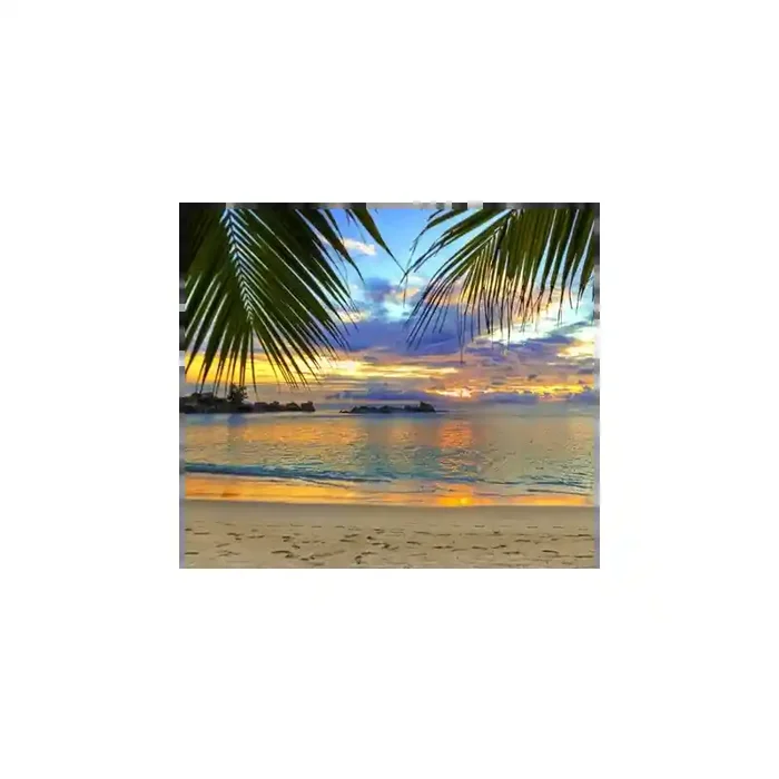 Fotomural Playa FPL005, 310cm. x 272cm., Vinilo Autoadhesivo Mate, Todo Color, Original, 0x0x92.72×0 cm.