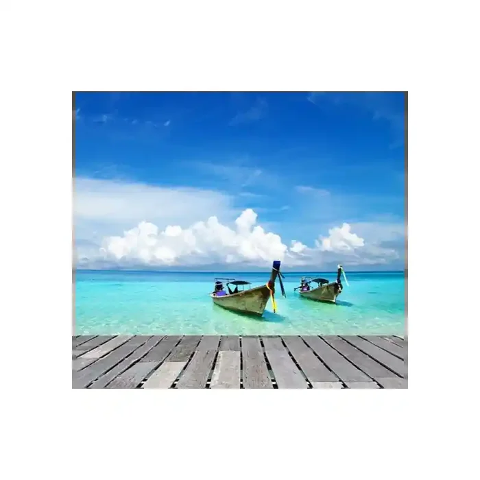 Fotomural Playa FPL009, 280cm. x 252cm., Vinilo Autoadhesivo Mate, Todo Color, Invertir, 24.89x0x0x0 cm.
