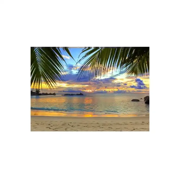 Fotomural Praia FPL005, 100cm. x 70cm., Vinilo Autoadhesivo Mate, Todo Color, Original, 3.6x0x8.54×0 cm.