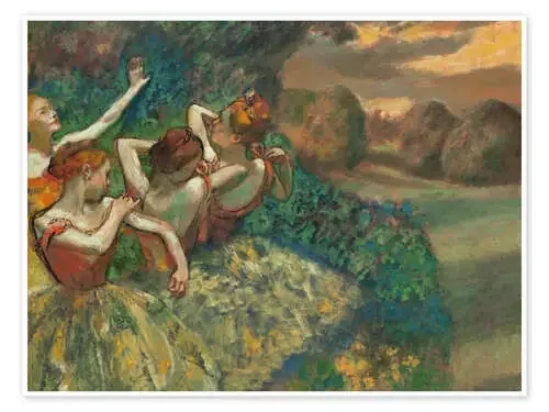 Four Dancers de Edgar Degas Master Collection