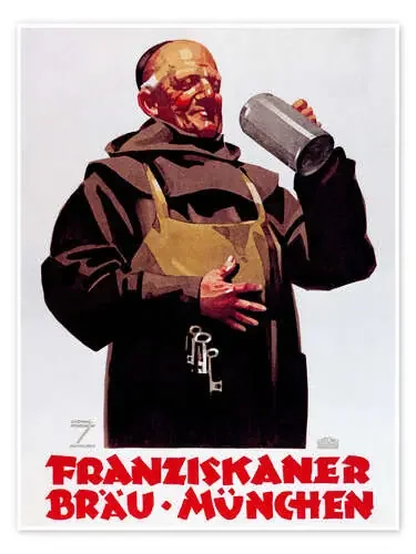 Franziskaner Bräu de Ludwig Hohlwein Master Collection