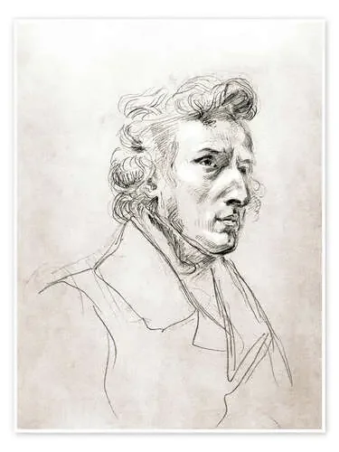 Frederic Chopin de Eugene Delacroix akg-images