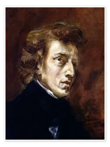 Frederic Chopin de Eugene Delacroix Bridgeman Images