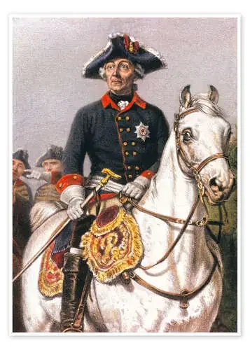 Frederick the Great de Wilhelm Camphausen akg-images