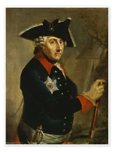 Frederick the Great of Prussia de Anton Graff Bridgeman Images