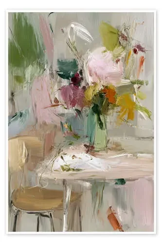 Fresh flowers on the table de Peter Roder