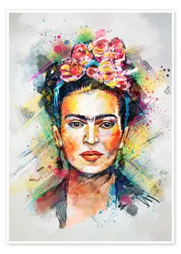 Frida Kahlo Flower Pop de Tracie Andrews
