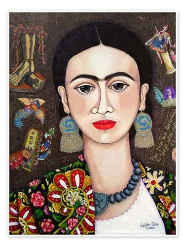 Frida Kahlo in thought de Madalena Lobao-Tello