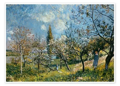 Fruit Garden in Spring de Alfred Sisley akg-images