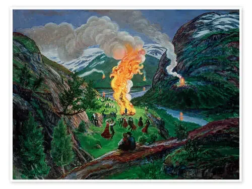 Fuego de san Juan de Nikolai Astrup akg-images