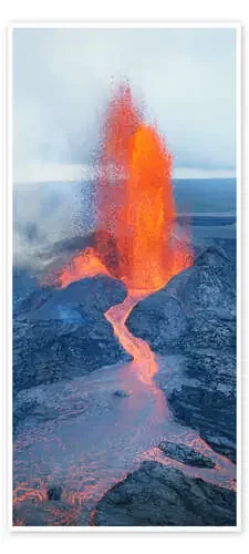 Fuente de lava de Reggie David Design Pics