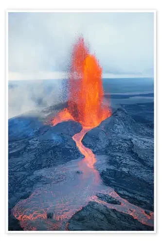 Fuente de lava de Reggie David Design Pics