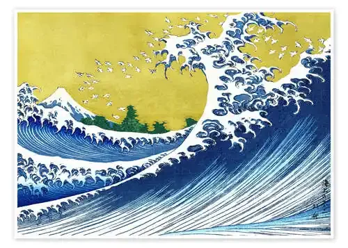 Fuji at Sea de Katsushika Hokusai Master Collection
