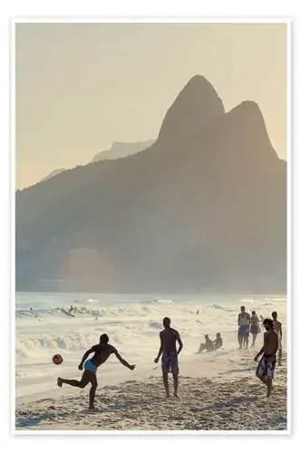Fútbol en la playa de Ipanema de Alex Robinson Robert Harding