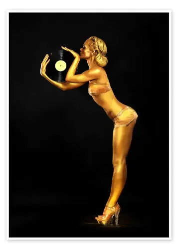 Futurism – Golden DJ with vinyl Editors Choice