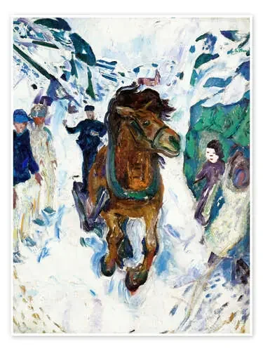 Galloping Horse de Edvard Munch Master Collection