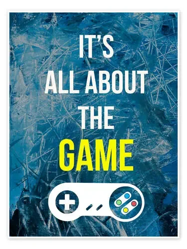 Gamer Art – It‘s All About The Game de Annie Warren World Art Group