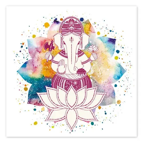Ganesha en acuarela Editors Choice
