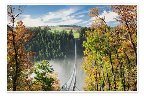 Geierlay Chain Bridge, Hunsrück de Markus Lange