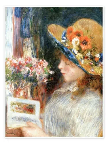 Girl reading de Pierre-Auguste Renoir akg-images