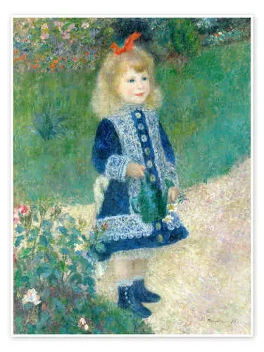 Girl with watering can de Pierre-Auguste Renoir Master Collection