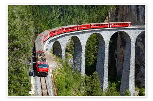Glacier-Express Landwasser-Viadukt de Olaf Protze