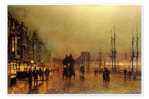 Glasgow de John Atkinson Grimshaw Bridgeman Images