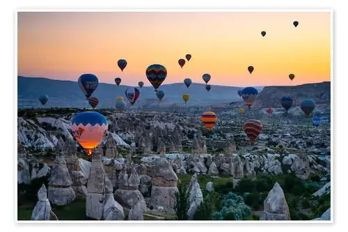 Globos aerostáticos en Capadocia, Turquía de Matteo Colombo