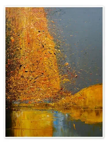 Golden Autumn Landscape de Justyna Kopania