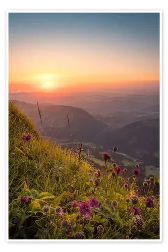 Golden hour from Hochgrat in the Allgäu de Andreas Kossmann