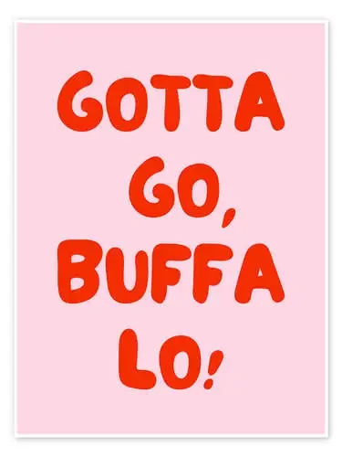 Gotta Go, Buffalo! de Typobox Editors Choice