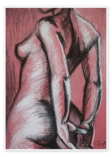 Graceful Pink – Female Nude de Carmen Tyrrell