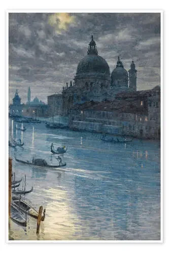 Gran Canal y la Iglesia de Santa Maria della Salute de Sir Edward John Poynter Master Collection
