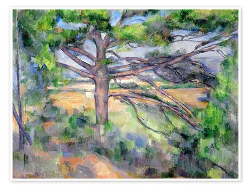 Grand pin et terre rouge de Paul Cézanne akg-images